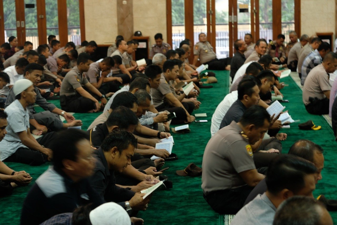 Polda Banten Gelar Binrohtal Rutin Tingkatkan Karakter Spiritual Anggota