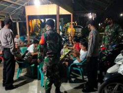 Koramil dan Polsek Teluk Keramat Terapkan Prokes Antisipasi Corona