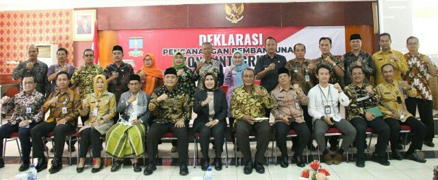 Bupati Serang Tandatangani Berita Acara Fakta Integritas