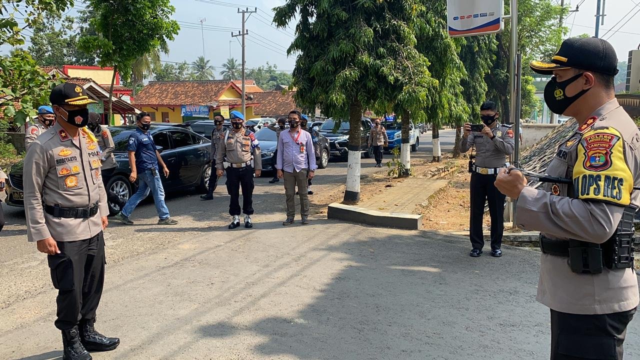 Wakapolda Lampung Sambangi Mapolres Lampung Utara