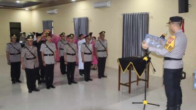 Dua Kabag dan Tiga Kasat di Polres Pringsewu Diganti