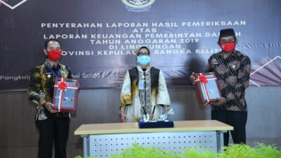 Pemkab Bangka Luar Biasa, Raih Opini WTP ke-4 Berturut-Turut Setelah PPD