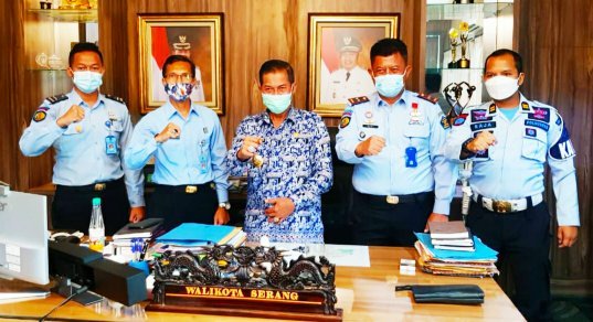 Kalapas Kelas IIA Serang Kunjungi Pemkot Perkuat Sinergitas