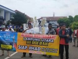 Aliansi Masyarakat Lampura Gelar Aksi Boikot Produk Prancis