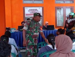 Babinsa Koramil 1710-02/Timika Dampingi Penyaluran PKH Mimika 2023