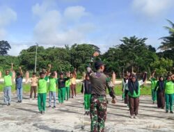 SKJ 88 Bersatukan Satgas Yonif 143/TWEJ dengan Guru dan Siswa SMKN 2 Keerom