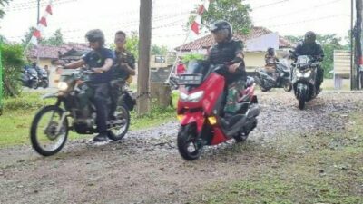 Touring Giat ke Cek Poin 7 Disambut Dandim dan Forkopimda Pandeglang