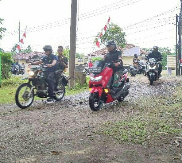 Touring Giat ke Cek Poin 7 Disambut Dandim dan Forkopimda Pandeglang