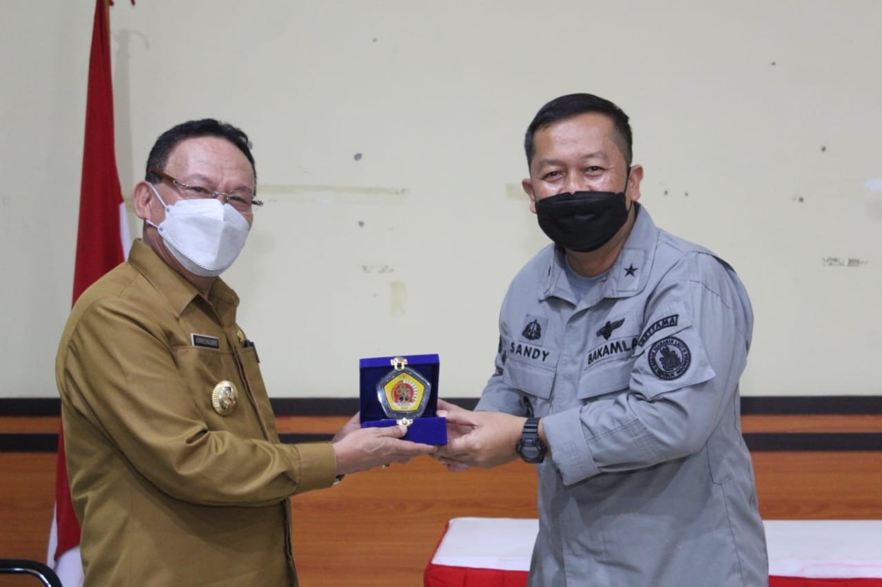 Bakamla RI Kerja Sama Pemkab Kupang Amankan Perbatasan Laut