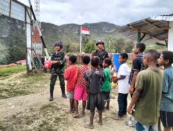 Satgas Yonif Mekanis 203/AK Edukasi Pentingnya Menjaga Kesehatan Gigi