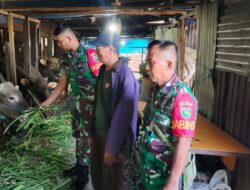 Babinsa Koramil 1710-02/Timika Anjangsana Ke Wilayah Binaan Pererat Silaturahmi