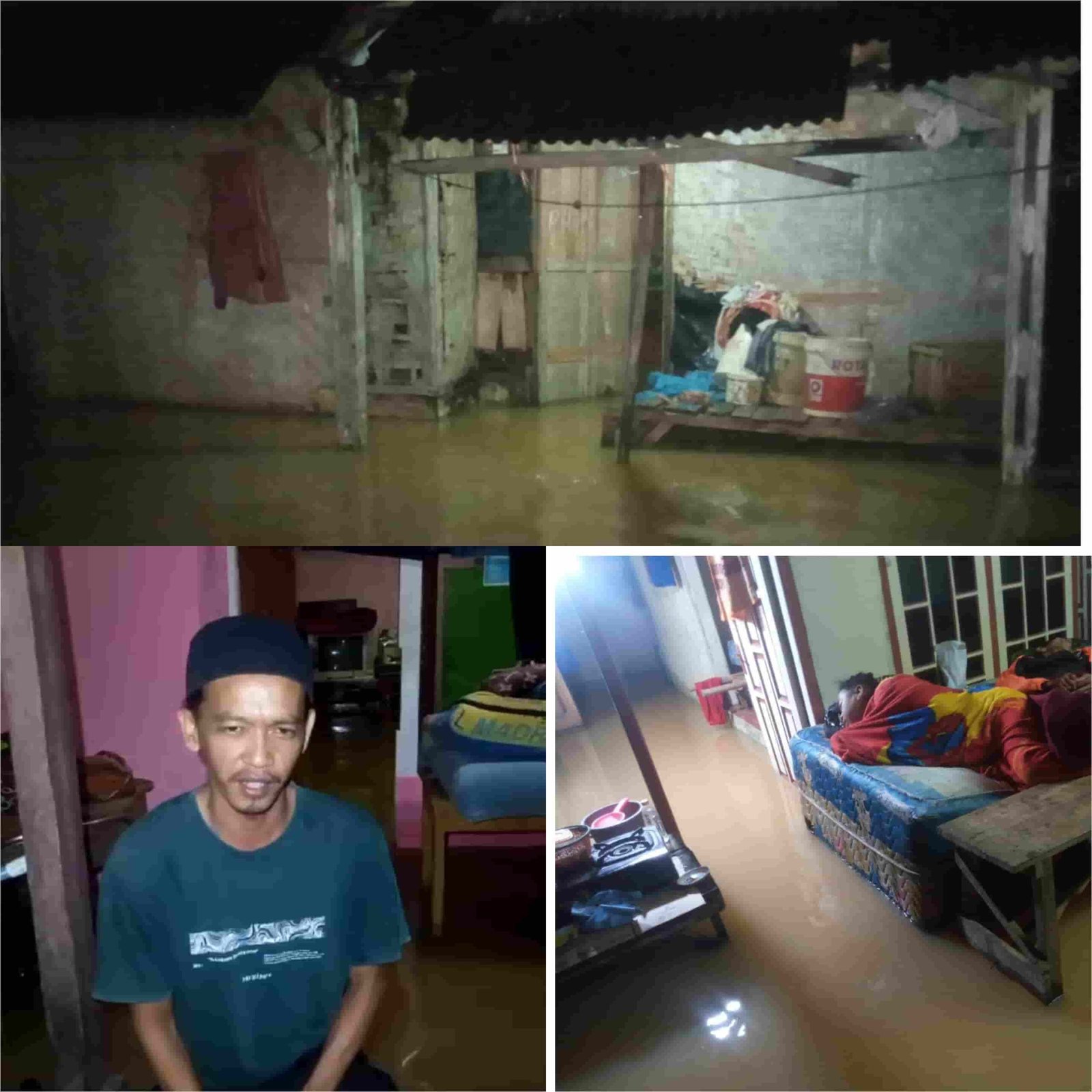 Warga Cibungur Pandeglang 3 Hari Terendam Banjir Butuh Bantuan