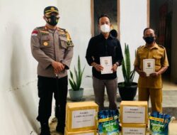 Kapolres Lampura Salurkan Bantuan untuk Korban Banjir