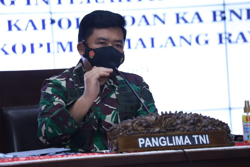 Panglima TNI: Kolaborasi dan Kerja Keras Turunkan Kasus Covid-19 Malang