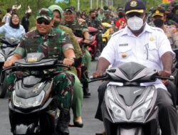 Danrem 174/ATW Merauke Dampingi Mayjen Teguh Muji Angkasa Kunjungan Kerja ke Asmat