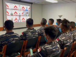 Prajurit KRI Sultan Iskandar Muda-367 Ikuti Upacara Hari Lahir Pancasila Secara Virtual