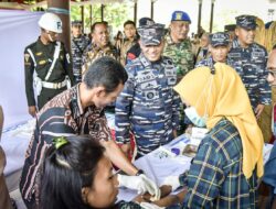 Danlantamal IX Gelar Bakti Sosial Bersama KMUM dan Yayasan Peduli Kasih