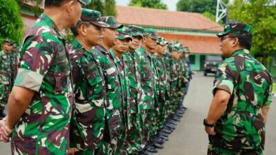Danrem 064/MY Pimpin Pelepasan Personel Cuti Lebaran Idul Fitri 1444 H