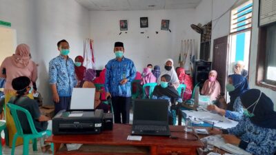 Satgas Covid-19 Kecamatan Wanasalam Laksanakan Vaksinasi di Desa Parung Panjang