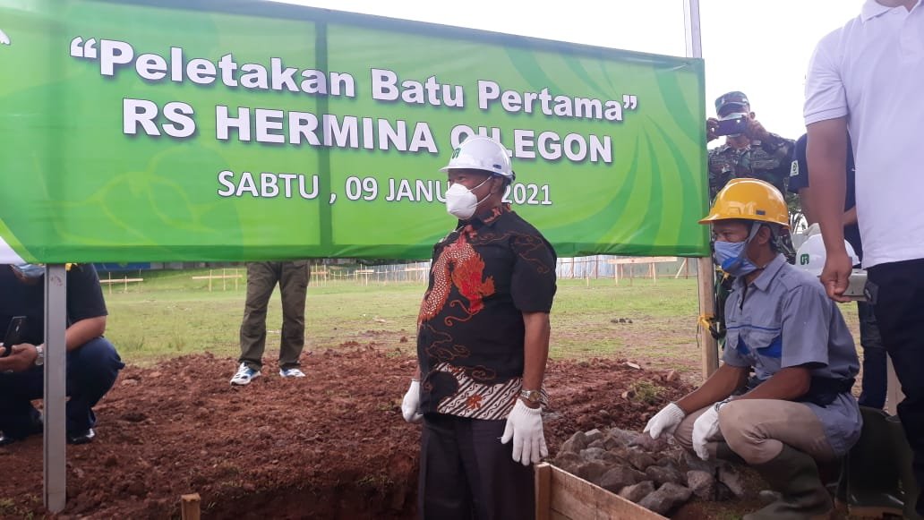 Walikota Cilegon Resmikan Peletakkan Batu Pertama RS Hermina