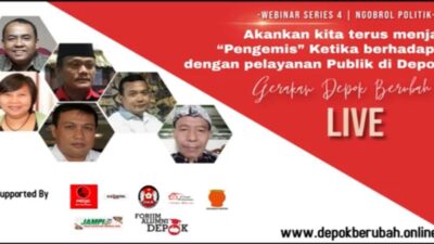 Pelayanan Publik Minim, Depok Butuh Pemimpin Bukan Penguasa