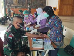 Personel Satgas Yonif 125/Simbisa Purna Tugas Jalani Pemeriksaan Kesehatan