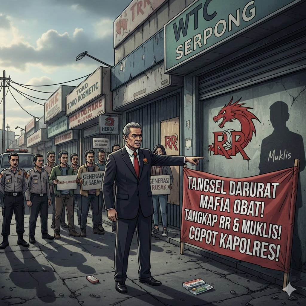 E Raja Lubis Tuding Polisi Tutup Telinga Soal RR dan Muklis di Mafia Obat Tangsel