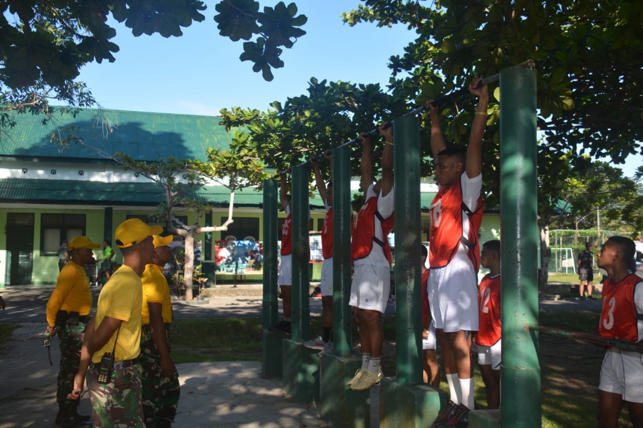 38 Calon Taruna Akmil TA 2022 Sub Panda Korem 174/ATW Merauke Ikuti Seleksi Jasmani