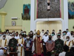 Danrem 174 Merauke Hadiri Pentabisan Imam dan Diakon Baru Keuskupan Agung