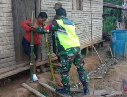 Babinsa Kodim Boven Digoel Ajak Warga Jaga Kamtibmas dan Waspada Bencana