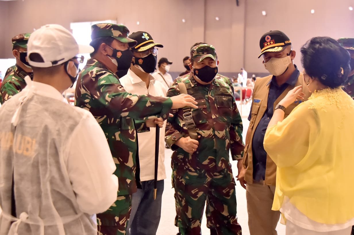 TNI dan Walubi Fasilitasi Vaksinasi di JIExpo Kemayoran