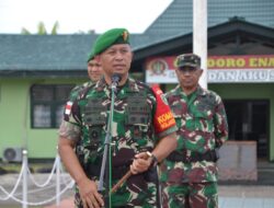 Danrem 174/ATW Pimpin Upacara Serah Terima Satgas Pam Obvitnas Freeport