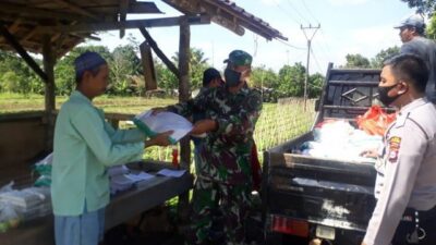 TNI dan Polri Antisipasi Covid-19 dengan Salurkan Sembako ke Rumah KPM