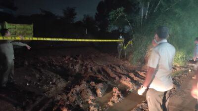 Satpol PP Bogor Segel Lokasi Galian Cimanggis untuk Ketiga Kalinya