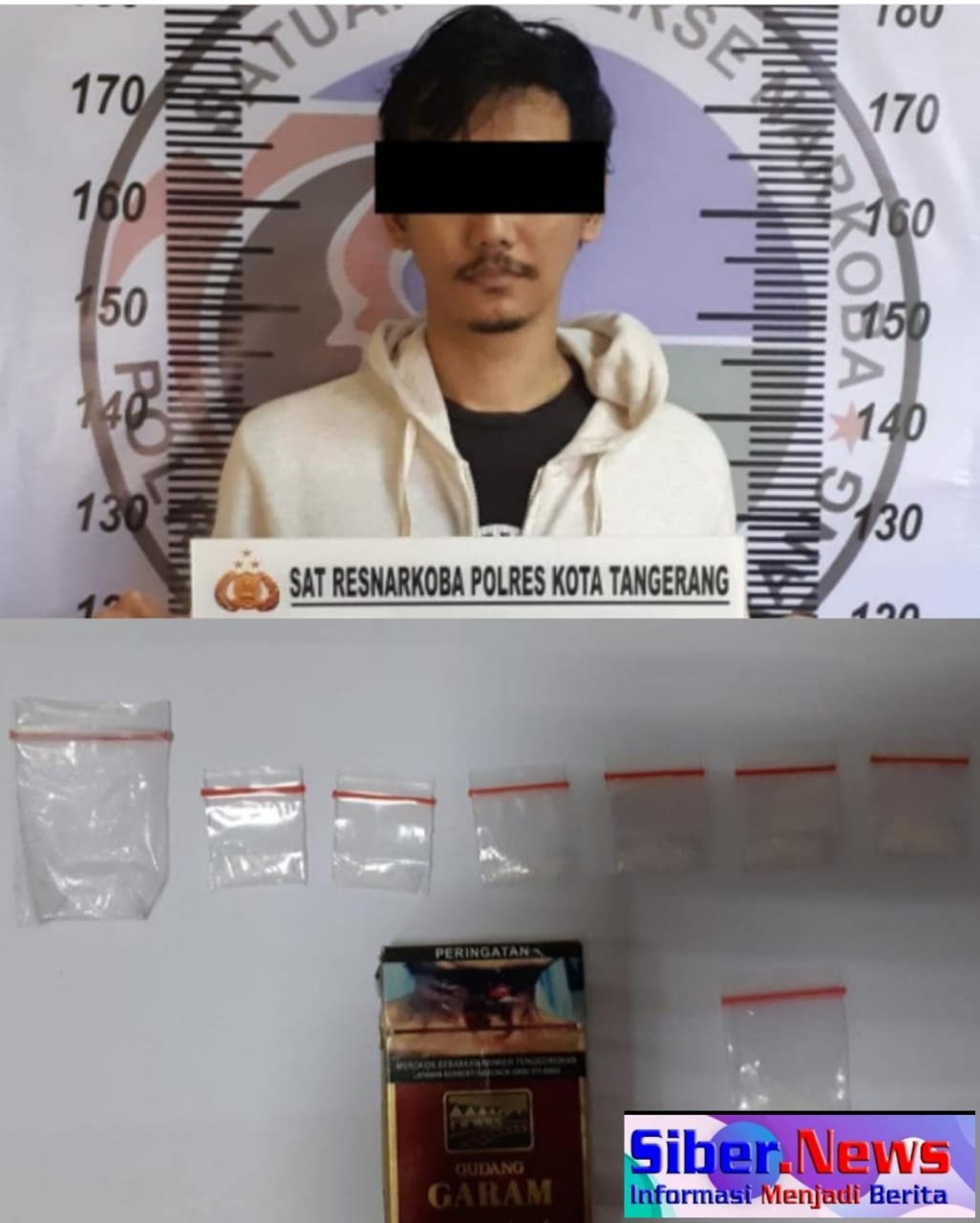 Sabu Disimpan di Bungkus Rokok, Yoyo Ditangkap Satresnarkoba Polresta Tangerang