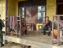 Yonif 126/KC Bina Silaturahmi Lewat Kegiatan Komunikasi Sosial