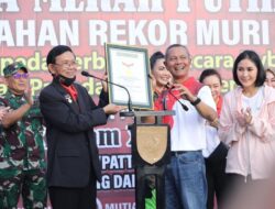 Kodam Pattimura Pecahkan Rekor Muri Papeda Terpanjang dan Terbanyak di JMP Ambon