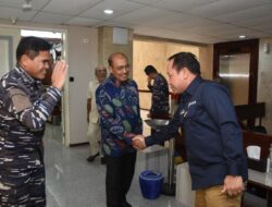 Sinergi Bakamla RI dan TNI AL, Kepala Bakamla Temui Kasal di Mabesal