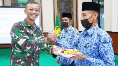 Peringati HUT ke-50 Korpri, PNS Korem 064/MY Gelar Syukuran