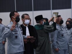 Serah Terima Jabatan Direktur Kerja Sama dan Datin di Bakamla RI