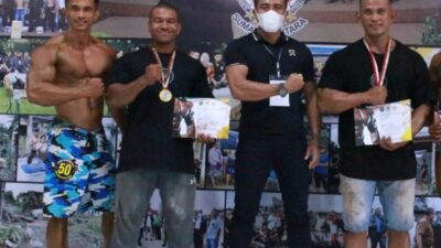 Atlet Binaraga Yonif 126/KC Bersihkan Medai di Selekda PBFI Sumut