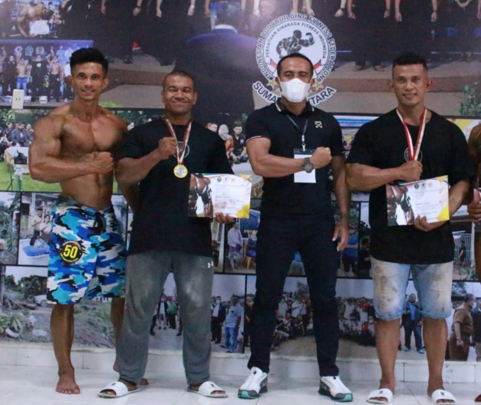 Atlet Binaraga Yonif 126/KC Bersihkan Medai di Selekda PBFI Sumut