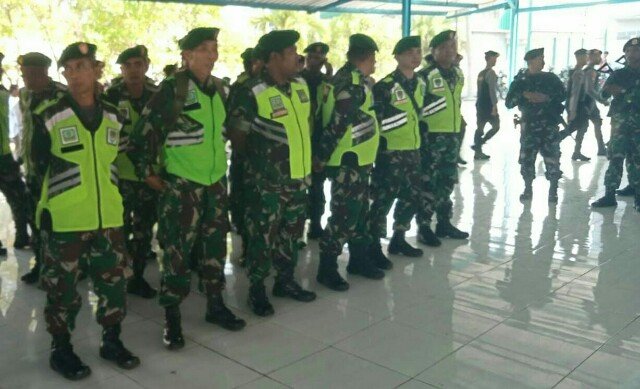 Kodim 0601/Pandeglang Turunkan Personal untuk PAM VVIP RI II