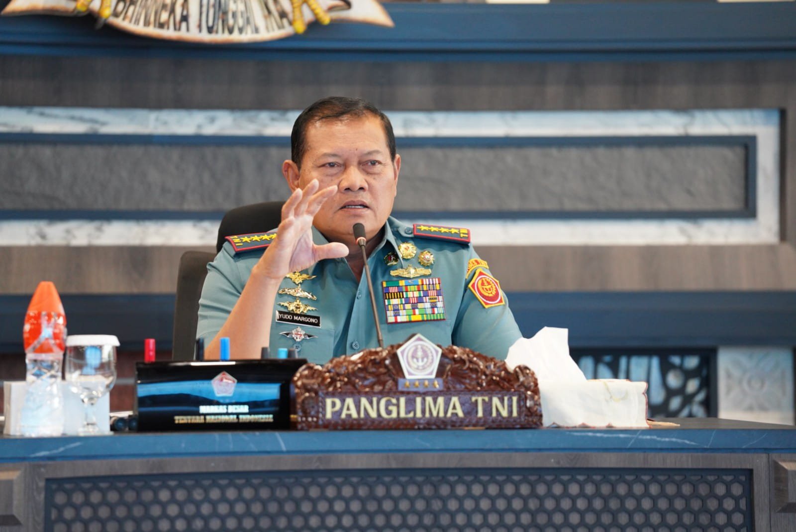 Panglima TNI Terima Paparan Rencana Pendidikan Reguler LI Sesko TNI 2023