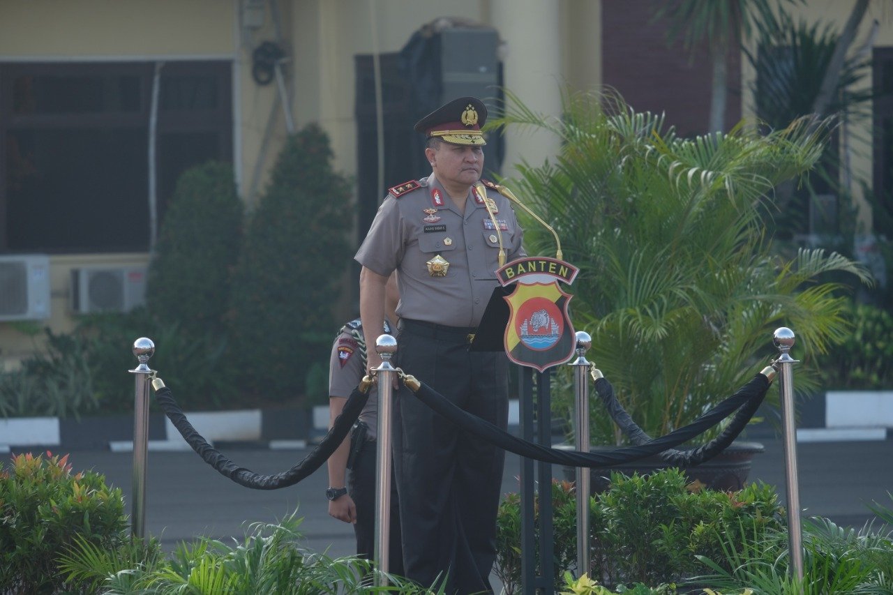 Kapolda Banten Pimpin Apel Hari Kesadaran Nasional