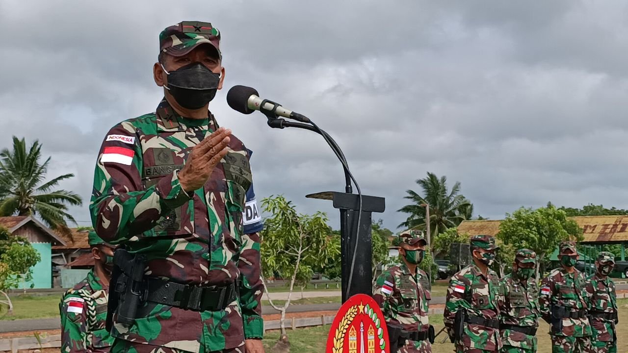 Danrem Merauke Buka Latihan UST Kompi untuk Optimalkan Kesiapan Tempur Yonif 757