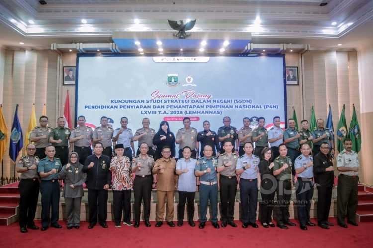 Wakil Ketua DPRD Banten Terima Kunjungan SSDN Lemhanas RI Dampingi Gubernur