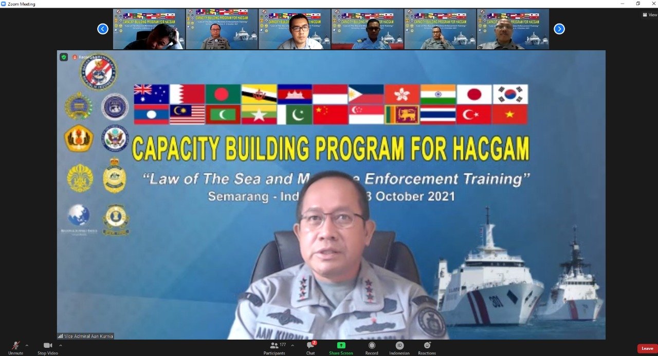 Bakamla RI Pimpin Pelatihan Hukum Laut Bagi Coast Guard 19 Negara