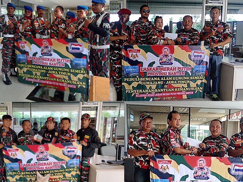 LMP Mada Banten Peduli Korban Bencana Gunung Semeru di Lumajang