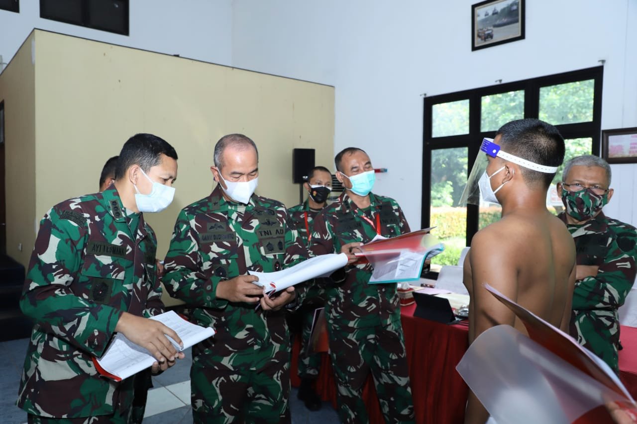 TNI Gelar Sidang Pantukhir Penerimaan Prajurit Karir Mabea TA 2021